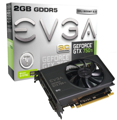 placa de video geforce EVGA GTX 750 TI