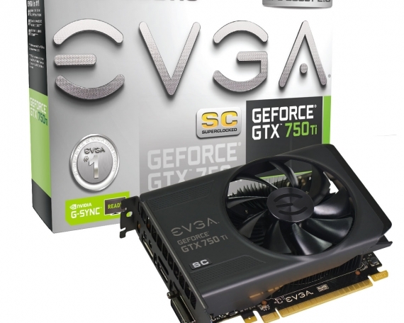 placa de video geforce EVGA GTX 750 TI