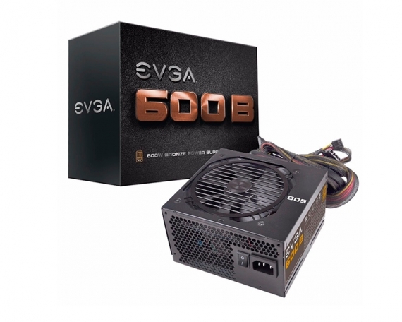 Fonte ATX EVGA 600W 80 Plus