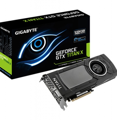 Placa de Video Gtx Titan X 12gb Ddr5 384bits Pci-e Gigabyte Gv-ntitanxd5-12gd-b